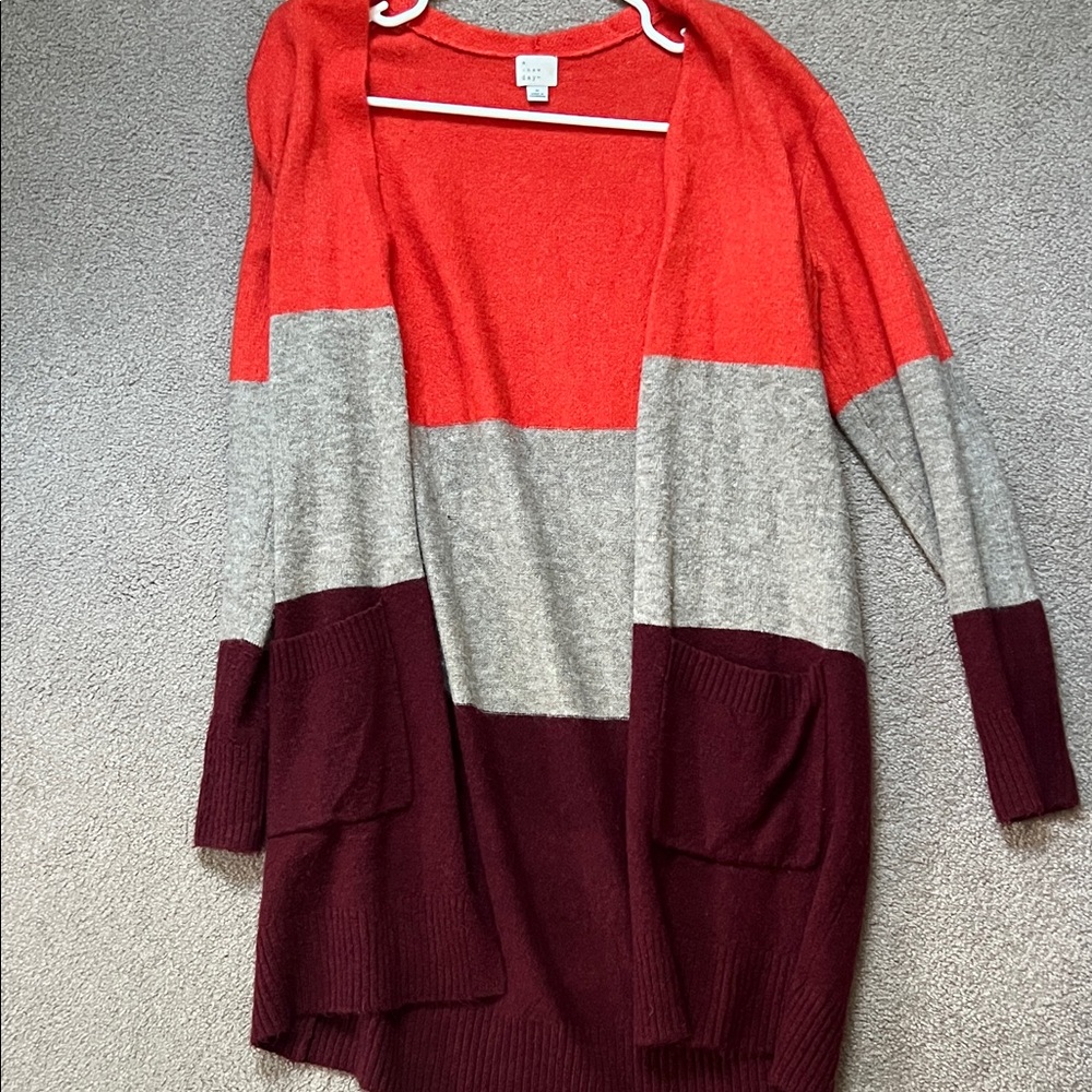 a new day Multicolor Open Front Cardigan